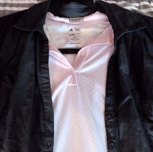 Adidas pink t-shirt and black Suzy shier shirt